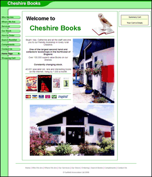 Cheshire Books Website